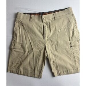 Wearfirst Men's Size 38x9 Cargo Shorts Cotton Blend Khaki Casual Outdoor